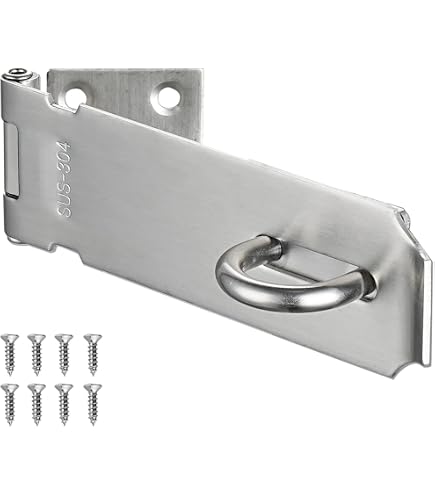 Master Lock 720EURD4 Portacandado Con Bisagra Para Exteriores, De 160 Mm, Acero Endurecido Y Resistente A La Intemperie