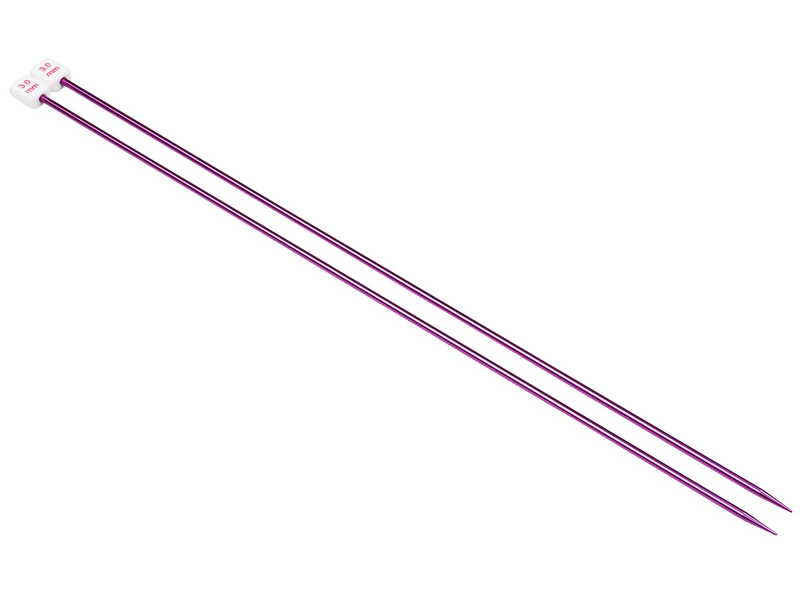 Coopay Knitting Needles 3.0mm x 35cm, Metal Knitting Pins Beginners Professional Knitters, Lightweight Knitting Needles for Arthritic Hands, Long Needles for Jumpers Blankets Large Projects