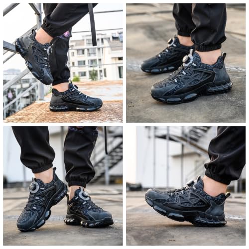 Safety Shoes for Men Women Sneakers Work Shoes Lightweight Comfortable Non-Slip with Steel Toe 36-46 EU