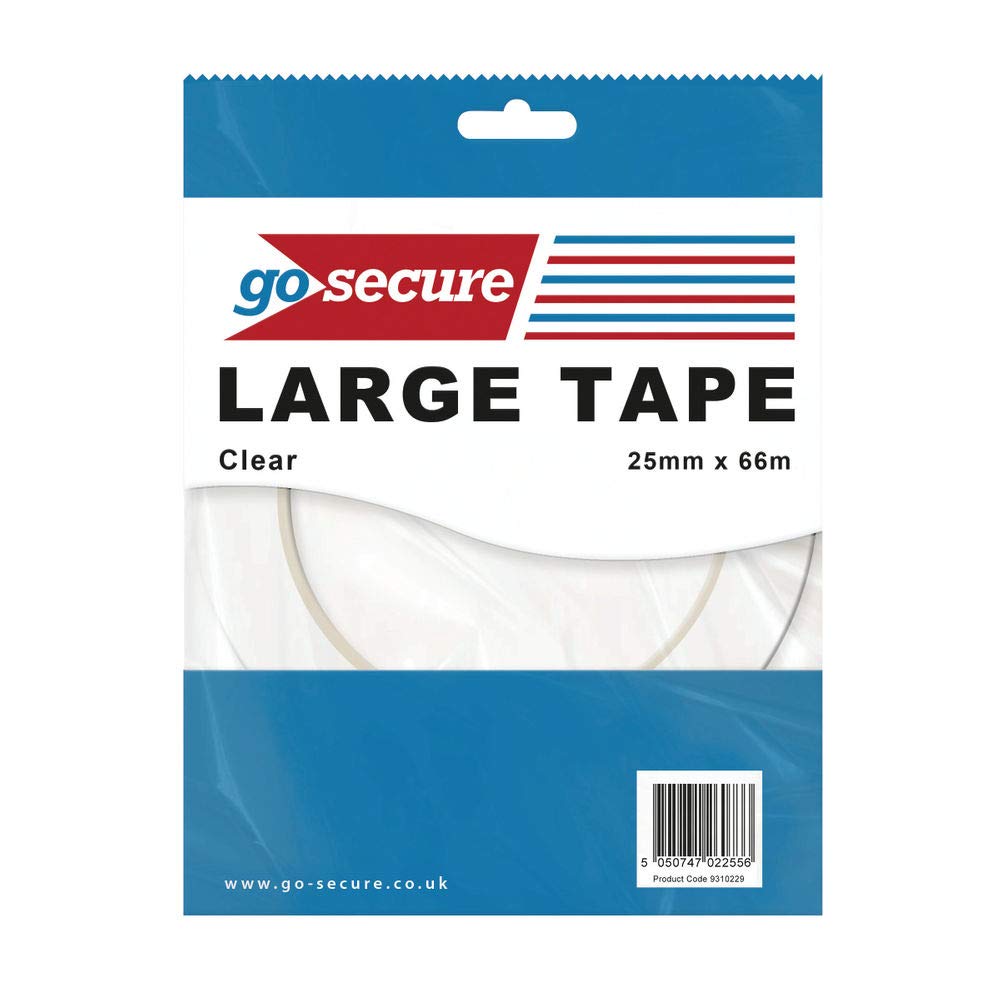 Go Secure Large Tape 25mmx66m (Pack of 24)