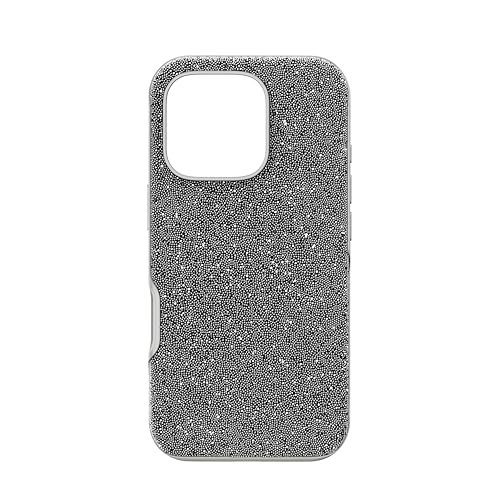 Swarovski High Smartphone Case, iPhone® 16 Pro, Silver Tone