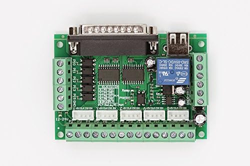 informic MACH3 engraving machine 5 axis stepper motor driver cnc interface board with optocoupler isolation