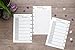 BetterNote Meal Plan Refill Pages for Disc Bound Planners, Fits Levenger Circa, TUL, Happy Planner, Staples ARC, Menu, Grocery List (6 months, 7-Disc, 4.6”x7”)