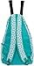 LISH Deuce Tennis Racket Backpack - Women's Geometric Square Printed Tennis Racquet Holder Bag
