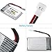 Powerextra Clearance Sale 5Pcs 680mAh LiPo Battery 5 in 1 Battery Charger Compatible Beginners X708W Wi-Fi FPV Training Quadcopter Syma X5 X5C X5SW X5SC-1 CX-3W CX-31 UDI45 Drone Quadcopter