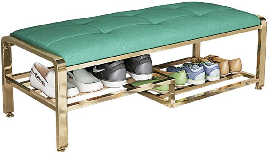 Estantería hogar Banco De Zapatos Cómodos Metal, Estante Del Zapato