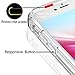 LUOLNH Slim Shockproof Clear Floral Pattern Soft Flexible TPU Back Cover Case Compatible with iPhone 6 Plus/iPhone 6S Plus [5.5 inch] -Sunflower