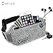 lymmax Running Belt, Waterproof Zipper Pocket Smart Phone/Rmovable Buckle/Adjustable Elastic Belt/Reflective Strip/Credit Card Slot Waist Pack - 4 inch to 5.7 inch