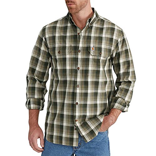 Carhartt Men's Fort Plaid Long Sleeve 