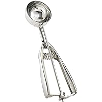 Solula 18/8 Stainless Steel Ice Cream Cupcake Muffin Scoop, 3.4 Tablespoon Cupcake Muffin Batter Dispenser