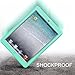 Hocase iPad 2/3/4 Case, Shockproof Heavy Duty Protection Silicone Rubber+Hard Plastic Hybrid Dual Layer Slim Protective Case for iPad 2nd/3rd/4th Generation (9.7-inch) - Teal Mandala Flowers