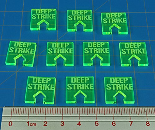 WHv8: Deep Strike Tokens, Fluorescent Green (10)