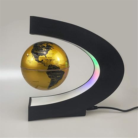 Globen für Kinder, Magnetische Schwimmweltkarte Globus C Form Basis, 3