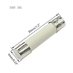 500V 30A Fast Acting Low Breaking Capacity 6x30mm