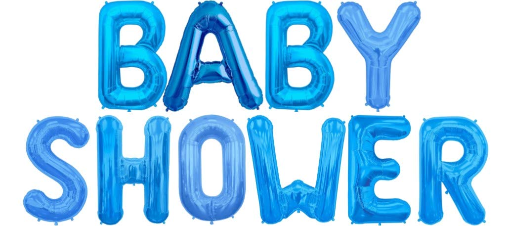 Toyland® 16" Baby Shower Balloons - Air Fill Only (Blue)