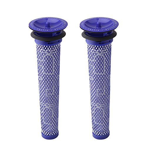 2 Pack Replacement Pre Filters for Dyson DC58, DC59, V6, V7, V8. Replaces Part # 965661-01. 2 Filters