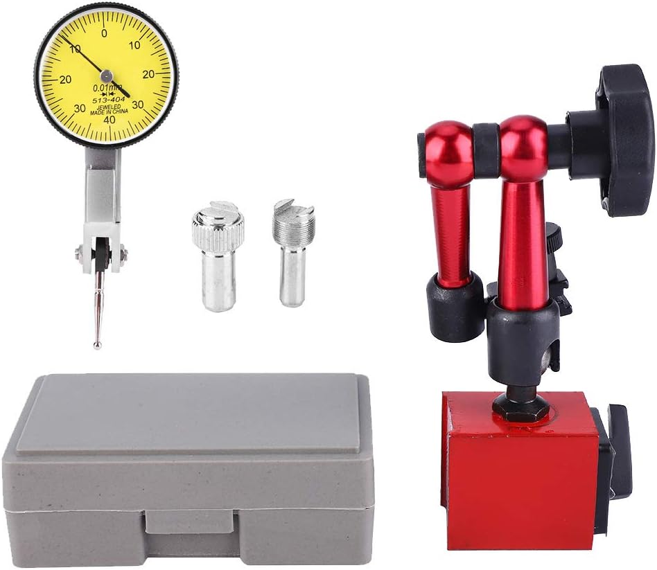 Strong Dial Indicator Dial Gauge Stand Base Flexible Arm