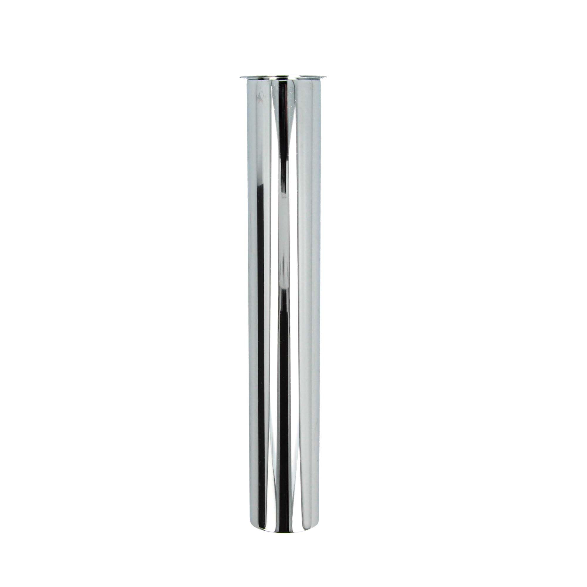 Tecuro Adjustment Tube Dip Tube 300 mm Chrome-Plated Brass for Drain Pipe Bottle Trap