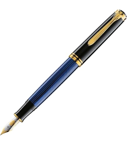 Pelikan M800 Souveran Medium Nib Fountain Pen - Black/Green