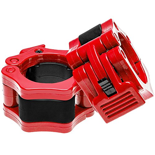 Reehut 2" pair quick release olympic barbell clamp…