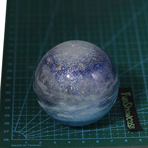 Funshowcase Ball Orb Sphere Paperweight Silicone Mold for Polymer Clay, Crafting, Resin Epoxy, Jewelry Making 2-Bundle