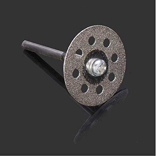Lukcase 10PCS 1/8" Diamond Cutting Discs Cut-off Wheel Blades Set For Dremel Rotary Tool