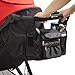 Stroller Organizer Caddy Bag – Large Storage Pockets for iPhones, Wallets, Bottles, Diapers, Wipes - Black, Delta Children