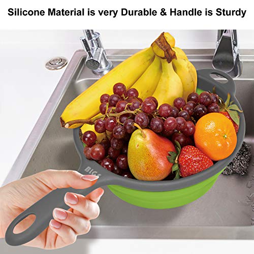 Colander, Collapsible Colanders and Strainers with Handles, SpaceSaver