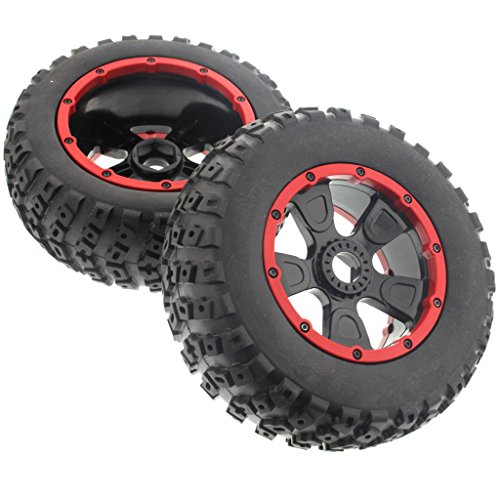 Losi 1/5 Desert Buggy XL * FRONT / REAR TIRES, INSERTS, GLUED WHEELS & BEADLOCKS