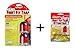 Rescue Bundle Pack Reusable Fruit Fly Trap, 2-Pack with Non-Toxic Fruit Fly Trap Refill
