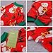 Fitwarm Christmas Snowman Dog Pajamas Pet Clothes Cat Onesie Jumpsuits Lightweight Velvet Red Medium