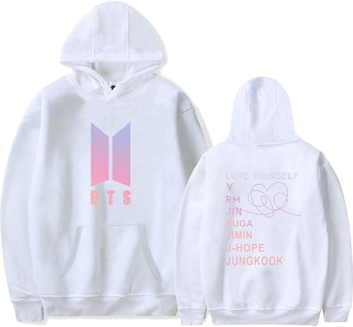Achruor BTS Unisex Hoodie Bangtan Boys Sweater Love Yourself Sweatshirt