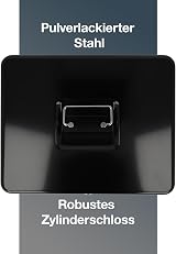 Westcott Lockable Cash Box Large 30 cm Black with 2 Keys | Steel view 4