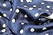 Square Silk Like Scarves Polka Dots Head Scarf Neckerchief Kerchief 27 Inch for Women Girls Baby Boys Cosply Present Sun UV Dust Magic (Navy Blue)