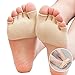 Roniky Womens No Show Socks Five Toe Heelless Half Boat Socks Two Pairs (Nude)