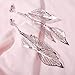 SILVERAL Silver Earrings for women Crystal Dangle Earrings Drop Pierced Earrings