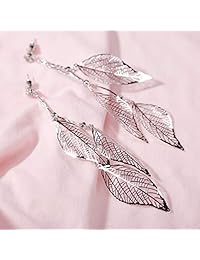 SILVERAL Silver Earrings for women Crystal Dangle Earrings Drop Pierced Earrings