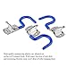 NUOLUX Mop Holder Broom Holder S-Type Wall Mounted Organizer Brush Storage Hanger 3pcs