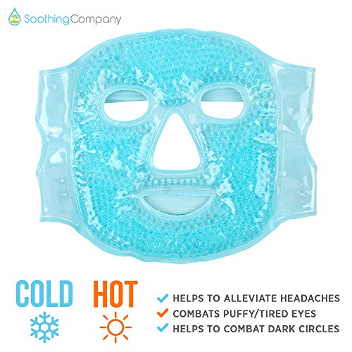 Hot and Cold Gel Face Mask by Soothing Company Pain Relief for