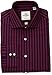 Ben Sherman Men's Exploded Gingham Royal Spread Fit Dress Shirt, Red/Navy, 15.5