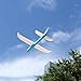 Wenasi Throwing Glider Inertia Plane Foam Aircraft Toy Hand Launch Airplane Model Outdoor Sports Toy for Kids Children Boy Girl as Gift (Blue)