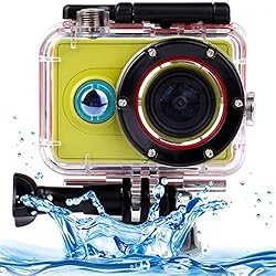 See Corprit 40M Waterproof Case Underwater Diving Sports for Xiaoyi Action Camera Details