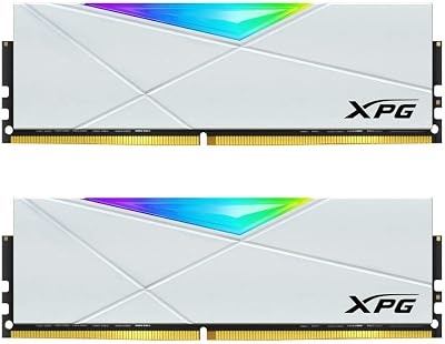 XPG SPECTRIX D50 16GB (2x8GB) 3200MHz DDR4 Desktop Gaming Memory White