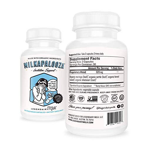 Organic Lactation BestSeller Bundle for Nursing and Pumping Moms (60 Count)