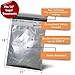 11”x15” Fireproof Document Bag – No Itchy Fiberglass! - Fire Resistant Storage Fits 14
