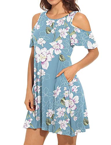 Cold Shoulder Dresses for Women Casual