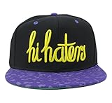 YCMI Hip Hop Letter Hi Haters Snapback Cap Hat for Men Baseball Caps