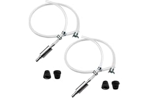 Gewaha 2 Packs Brake Bleeder Hose - One Way Check Valve Tube Bleeding Tool Kit for Car Motorcycle Clutch, Universal Brake Flu