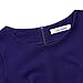 GlorySunshine Women 3/4 Flare Bell Sleeves Work Bodycon Pencil Dress Vintage Cocktail Party Dresses