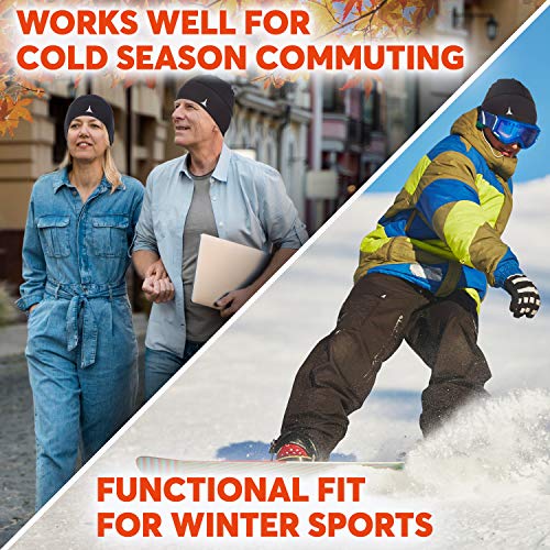 Skull Cap Helmet Liner Running Beanie Ultimate Thermal Retention and